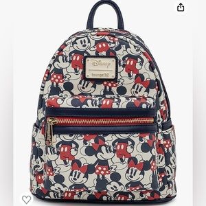 Disney Mickey and Minnie Loungefly mini backpack